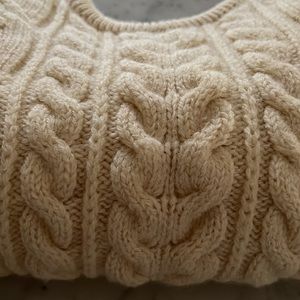 Vintage Blarney Woolen Mills Chunky Cable Knit Irish Sweater